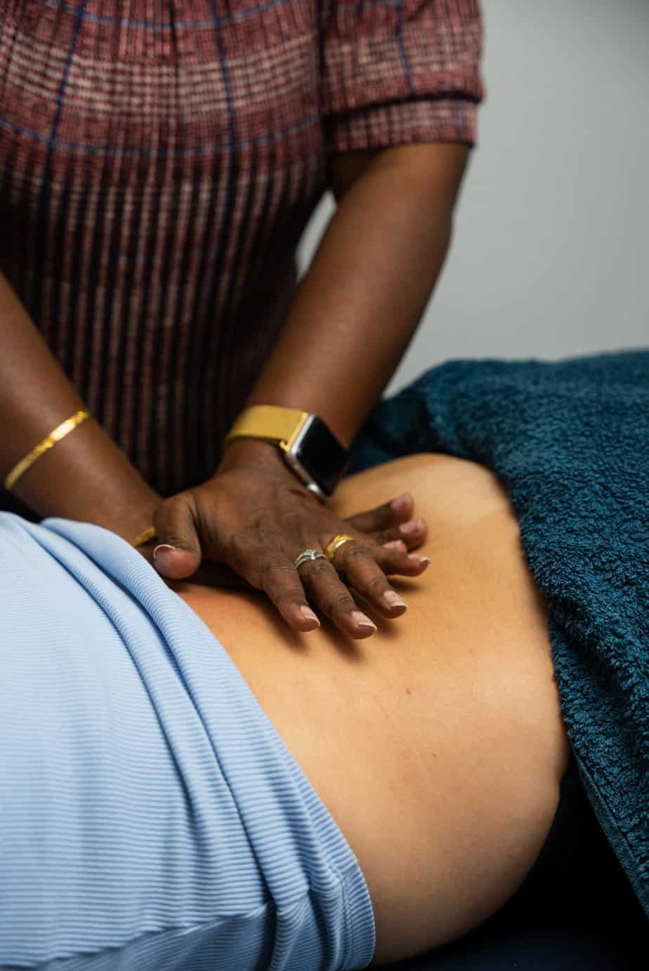 Hands-on physiotherapy for lower back pain relief