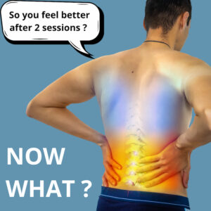 Ongoing physiotherapy session for long-term maintenance after initial treatment and Long-term Pain Relief
