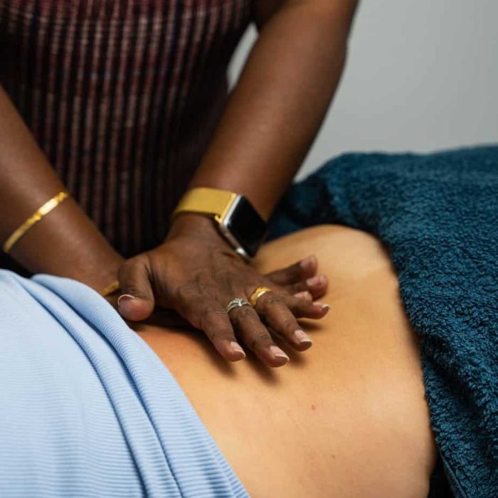 Hands-on physiotherapy for lower back pain relief